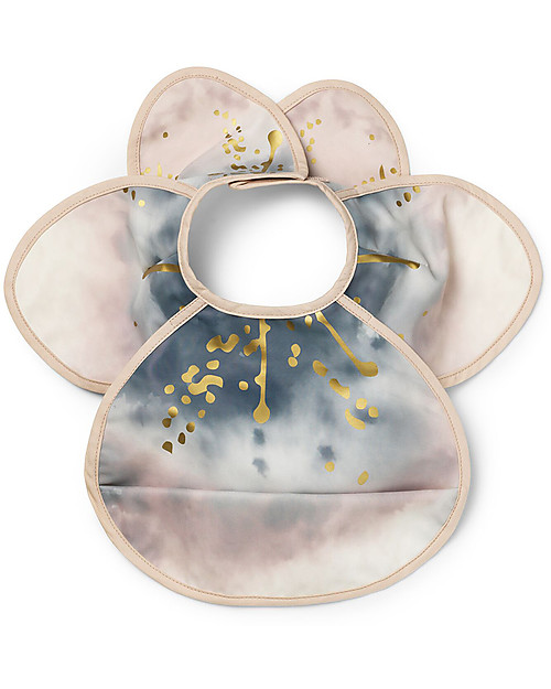 Elodie Details Bavaglino Impermeabile con Tasca, Fiore - Chiusura in Velcro Bavagli Impermeabili con Tasca