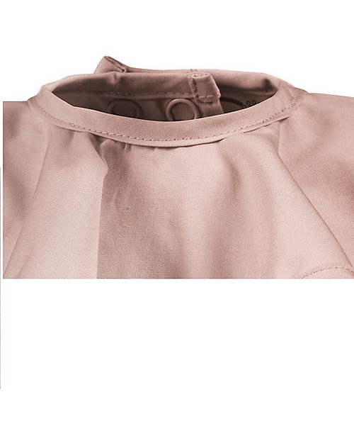 Elodie Details Bavaglino Impermeabile Pierrot DryBib - Rosa Cipria - 100% cotone Bavagli Impermeabili con Tasca