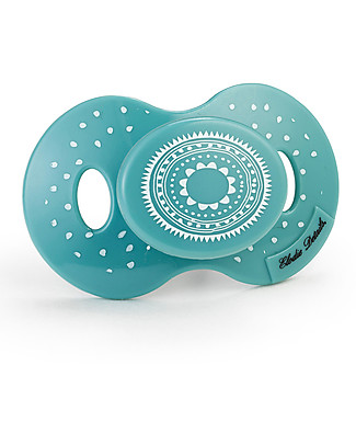 Elodie Details Ciuccio Pretty Petrolio, dai 3 Mesi - Tettarella in Silicone Ciucci