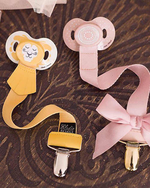Elodie Details Ciuccio Rosa Cipria, dai 3 Mesi - Tettarella in Silicone Ciucci