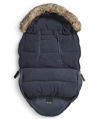 Elodie Details Sacco Termico Universale per Passeggino - Juniper Blue - Con finitura idrorepellente eco-friendly! Sacchi Nanna Leggeri