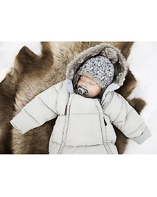 Elodie Details Tuta Termica Baby Intera - Marble Grey - Imbottita con Doppia Zip Tutine Termiche