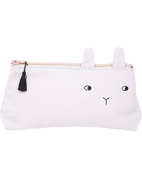 Emile et Ida Astuccio Gattino, Rosa Pallido - 100% Cotone Trousse e Pochette