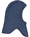 Engel Natur Balaclava per Bambini - Blu Navy - Lana Vergine e Seta - Certificazione GOTS Cappelli Invernali