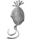 Engel Natur Berretto per Bambini 100 % Lana Vergine  - Grigio Chiaro Melange - Certificato GOTS e IVN BEST Cappelli Invernali