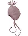 Engel Natur Berretto per Bambini 100 % Lana Vergine - Rosa Melange - Certificato GOTS e IVN BEST Cappelli Invernali