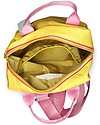 Engel Zaino Large in Stile Retrò Zipper, Giallo 26 x 11 x 35 cm - Eco-Friendly! Zaini Scuola