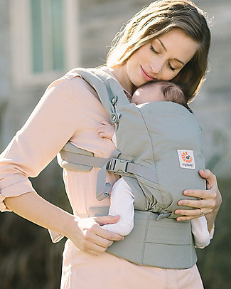 ErgoBaby Marsupio Adapt - Grigio Perla - 100% Cotone Premium Marsupi_