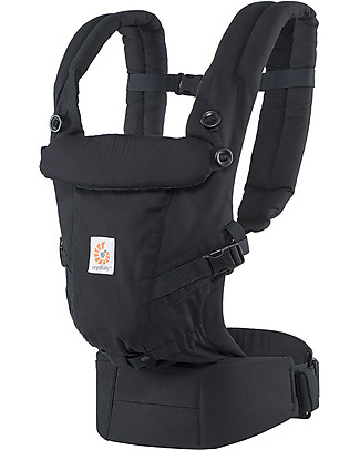 ErgoBaby Marsupio Adapt - Nero - 100% Cotone Premium Marsupi_