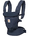 ErgoBaby Marsupio in Cotone Adapt - Midnight Blu - dalla Nascita Marsupi