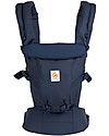 ErgoBaby Marsupio in Cotone Adapt - Midnight Blu - dalla Nascita Marsupi