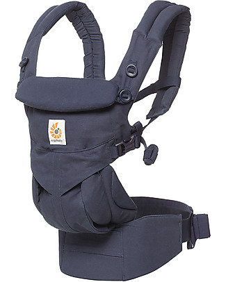 ErgoBaby Marsupio Omni 360 Tutto-in-Uno - Blu notte - Opzione Fronte Strada! Marsupi