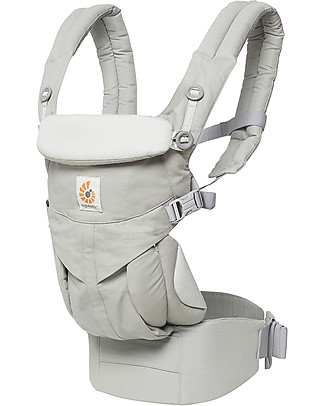 ErgoBaby Marsupio Omni 360 Tutto-in-Uno - Grigio Perla - Opzione Fronte Strada! Marsupi_