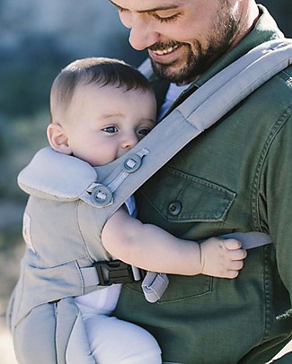 ErgoBaby Marsupio Omni 360 Tutto-in-Uno - Grigio Perla - Opzione Fronte Strada! Marsupi_