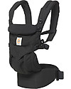ErgoBaby Marsupio Omni 360 Tutto-in-Uno - Nero - Cotone - Opzione Fronte Strada! Marsupi
