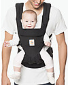 ErgoBaby Marsupio Omni 360 Tutto-in-Uno - Nero - Cotone - Opzione Fronte Strada! Marsupi