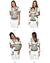 ErgoBaby Marsupio Omni 360 Tutto-in-Uno - Nero - Cotone - Opzione Fronte Strada! Marsupi