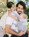 ErgoBaby Marsupio Traspirante Adapt - Cool Air Grigio Perla - dalla Nascita Marsupi