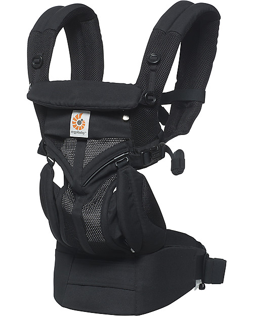 ErgoBaby Marsupio Traspirante Omni 360 Tutto-in-Uno - Cool Air Mesh Nero Onyx Marsupi