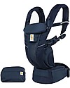ErgoBaby Marsupio Traspirante Omni Breeze - Con Tessuto a Rete SoftFlex™- Blu Notte Marsupi