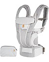 ErgoBaby Marsupio Traspirante Omni Breeze - Con Tessuto a Rete SoftFlex™- Grigio Perla Marsupi