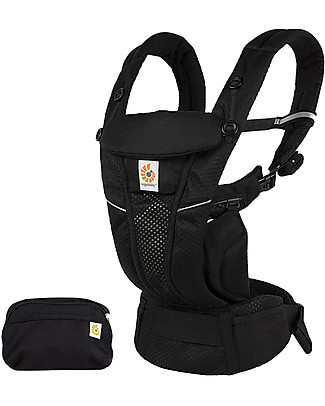 ErgoBaby Marsupio Traspirante Omni Breeze - Con Tessuto a Rete SoftFlex™- Nero Onyx Marsupi_