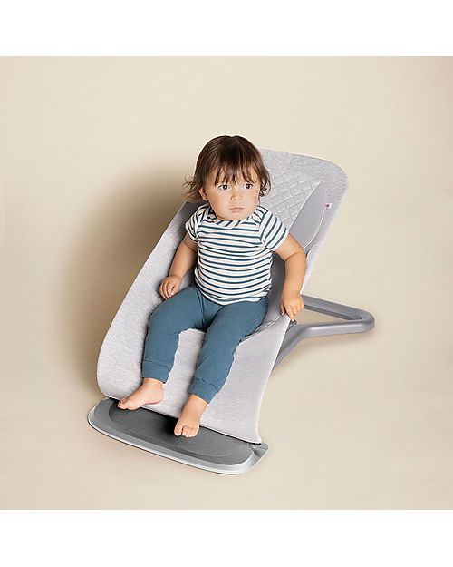 ErgoBaby Sdraietta Evolve 3-in-1 - Grigio Chiaro - Cresce col tuo Bambino! Sdraiette_