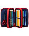 ergobag Astuccio Maxi Completo - 3 Zip e Tasca per Monete - AlarmBarreitschaft Astucci per la Scuola