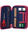 ergobag Astuccio Maxi Completo - 3 Zip e Tasca per Monete - Bearicorn Astucci per la Scuola