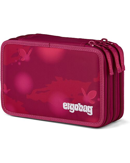 ergobag Astuccio Maxi Completo - 3 Zip e Tasca per Monete - Bearicorn Astucci per la Scuola