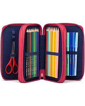 ergobag Astuccio Maxi Completo - 3 Zip e Tasca per Monete - Bearicorn Astucci per la Scuola