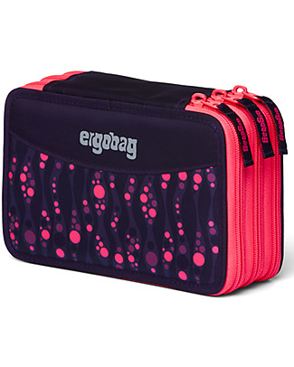 ergobag Astuccio Maxi Completo - 3 Zip e Tasca per Monete - Bearmuda Square Astucci