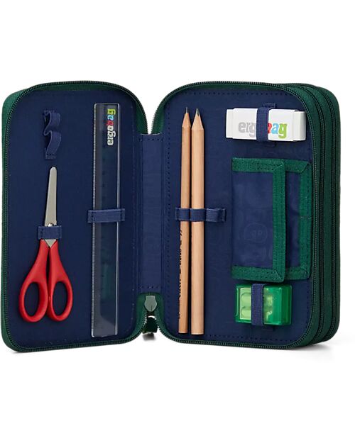 ergobag Astuccio Maxi Completo - 3 Zip e Tasca per Monete - BearRex Astucci per la Scuola