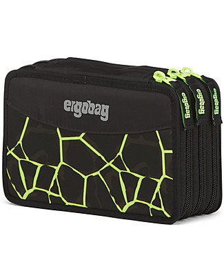 ergobag Astuccio Maxi Completo - 3 Zip e Tasca per Monete - Dragon RideBear Astucci
