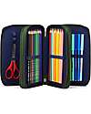 ergobag Astuccio Maxi Completo - 3 Zip e Tasca per Monete - ExBeardition Astucci per la Scuola