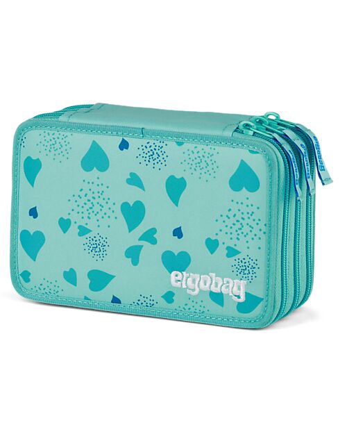 ergobag Astuccio Maxi Completo - 3 Zip e Tasca per Monete - Horsedreabear Astucci per la Scuola