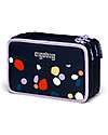 ergobag Astuccio Maxi Completo - 3 Zip e Tasca per Monete - Mosaic Stone Bear Astucci per la Scuola