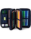ergobag Astuccio Maxi Completo - 3 Zip e Tasca per Monete - RambazamBear Astucci per la Scuola