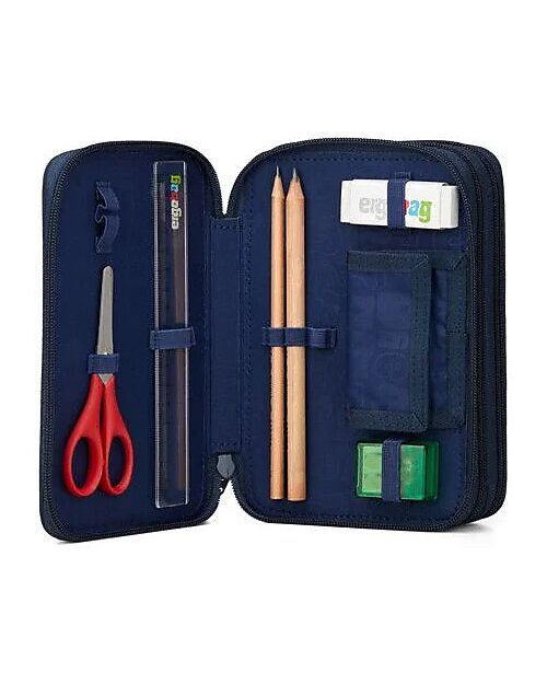 ergobag Astuccio Maxi Completo - 3 Zip e Tasca per Monete - RaumfahrBar Astucci per la Scuola