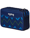 ergobag Astuccio Maxi Completo - 3 Zip e Tasca per Monete - Soccer FanBear Astucci per la Scuola
