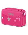 ergobag Astuccio Maxi Completo - 3 Zip e Tasca per Monete - StarlightBear Astucci per la Scuola