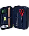 ergobag Astuccio Maxi Completo - 3 Zip e Tasca per Monete - Starlightbear Astucci per la Scuola