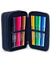 ergobag Astuccio Maxi Completo - 3 Zip e Tasca per Monete - Starlightbear Astucci per la Scuola
