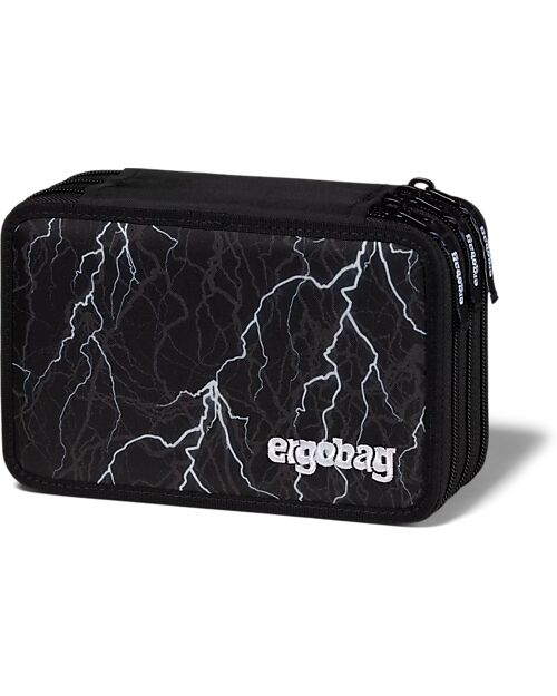 ergobag Astuccio Maxi Completo - 3 Zip e Tasca per Monete - Super ReflectBear Astucci per la Scuola