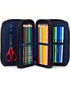 ergobag Astuccio Maxi Completo - 3 Zip e Tasca per Monete - Super ReflectBear Astucci per la Scuola