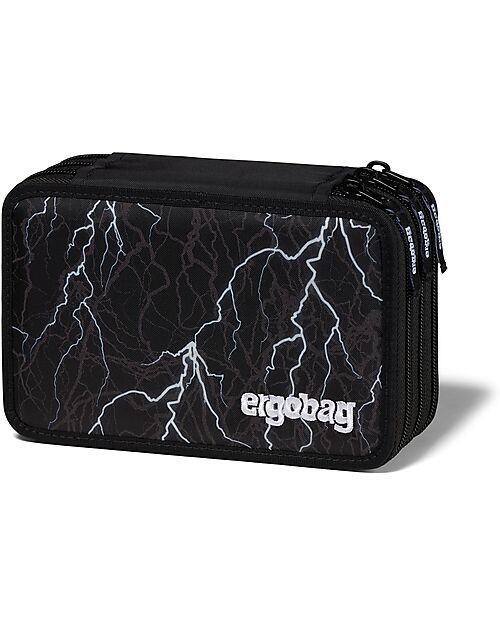 ergobag Astuccio Maxi Completo - 3 Zip e Tasca per Monete - Super ReflectBear Astucci per la Scuola