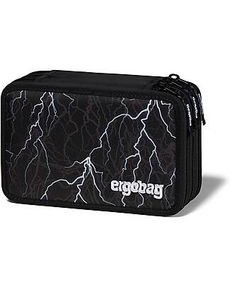 ergobag Astuccio Maxi Completo - 3 Zip e Tasca per Monete - Super ReflectBear Astucci per la Scuola