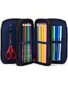 ergobag Astuccio Maxi Completo - 3 Zip e Tasca per Monete - Super ReflectBear Astucci per la Scuola