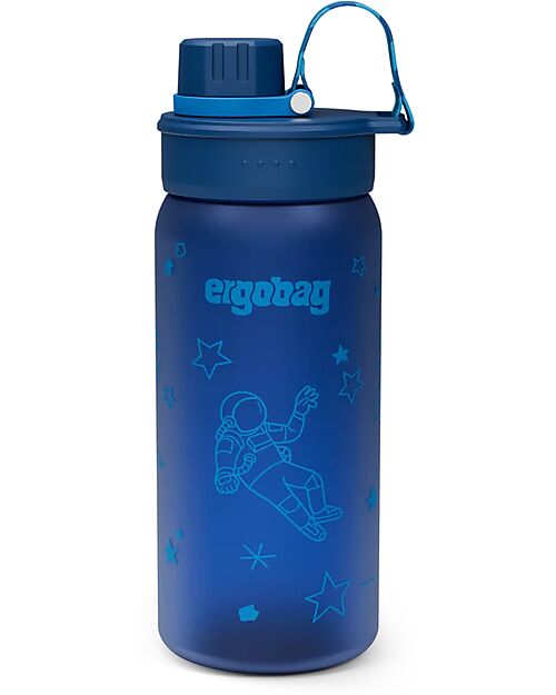 ergobag Borraccia con Apertura easy-to-drink - 500 ml - Astronauta - Senza BPA Borracce non Termiche