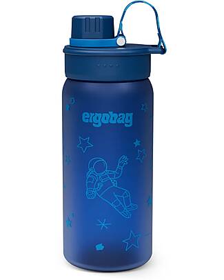 ergobag Borraccia con Apertura easy-to-drink - 500 ml - Astronauta - Senza BPA Borracce non Termiche